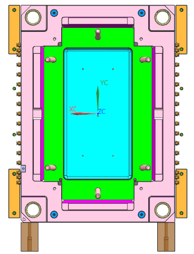 塑胶模具效果图