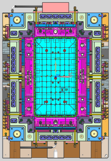 塑胶模具效果图